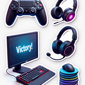 Games & Gaming - Sticker Sheet v7